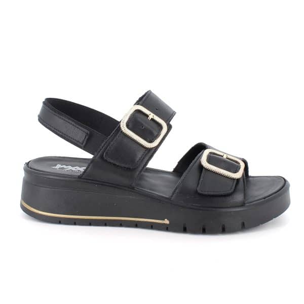 סנדלי עור איכותי בעיצוב מודרני עם אבזמים דקורטיביים מתכווננים. דגם קל ונוח במיוחד עם מדרך רך ובלימת זעזועים. תוצרת איטליה