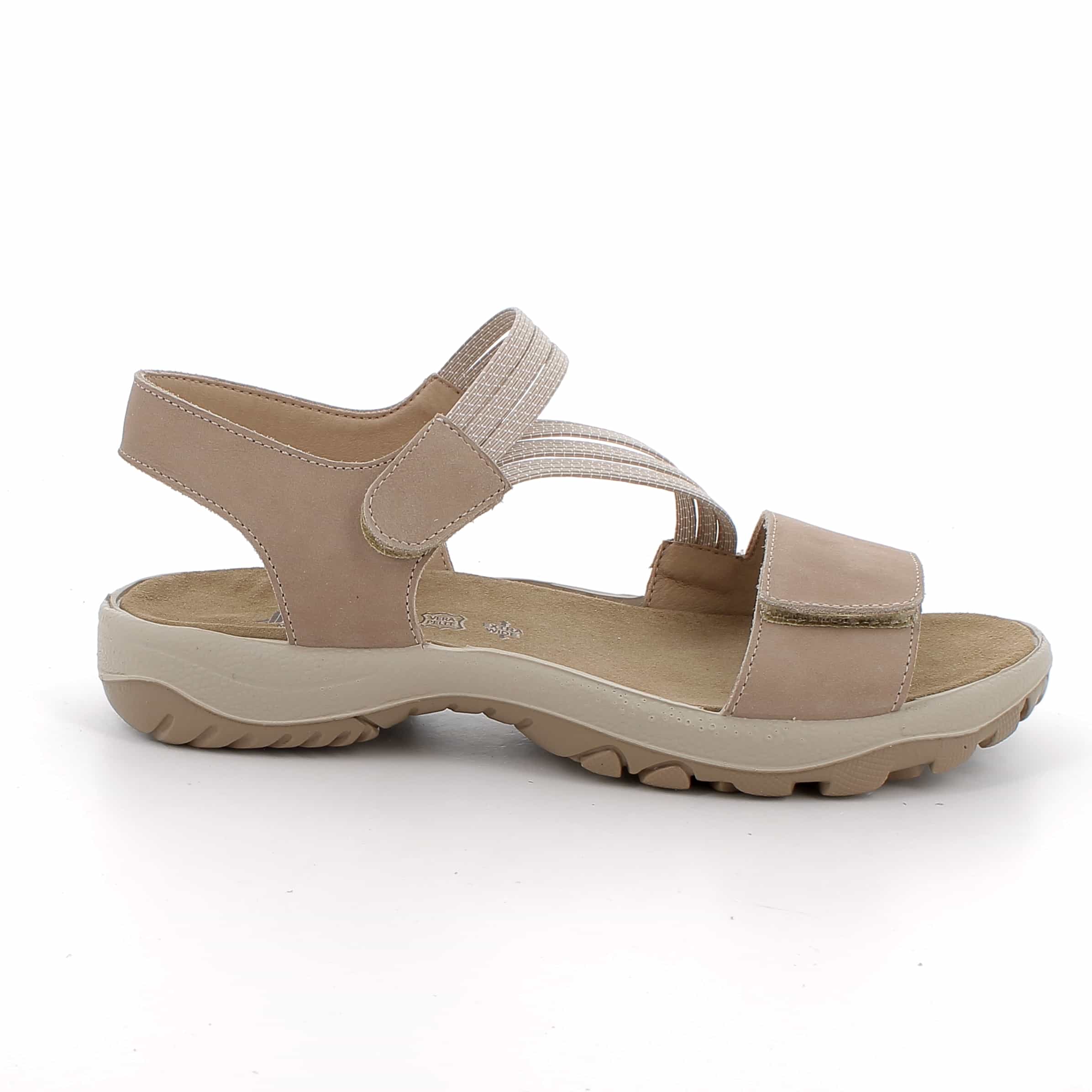 סנדלים עם רצועות רכות ומתכווננות לנעילה קלה ויציבה. דגם קל עם מדרס רך, סוליה גמישה ובלימת זעזועים לנוחות מקסימלית לאורך כל היום. תוצרת איטליה.