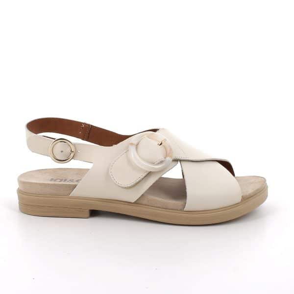 סנדלי עור בעיצוב אלגנטי עם אבזמים דקורטיביים. דגם קל עם מדרס אנטומי בולם זעזועים, המעניק נוחות יוצאת דופן לאורך כל היום. תוצרת איטליה.